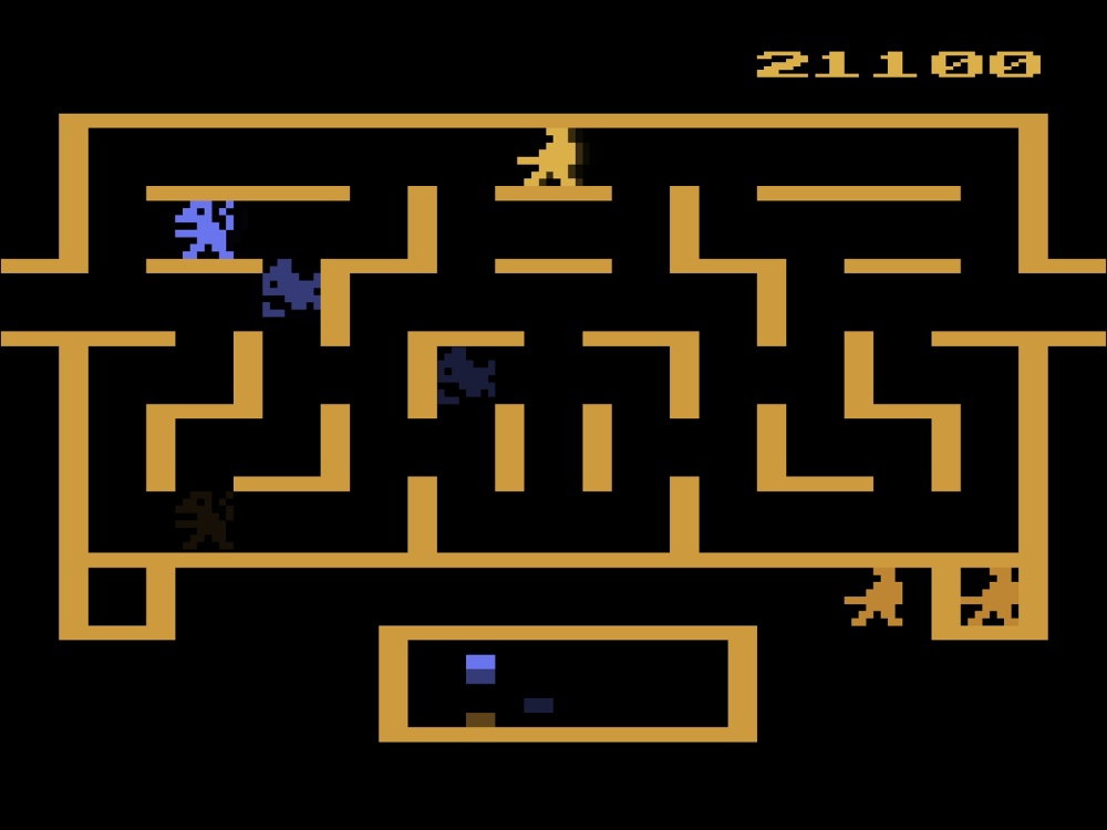 Gameplay of Wizard Of Wor for Atari 2600